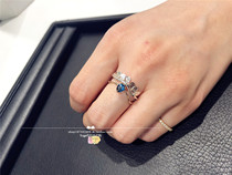 Japan direct mail agete 21 summer 10K Forest Stream branch blue Topa ring