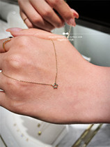 Japanese direct mail AHKAH believe series hollow flower diamond necklace choker