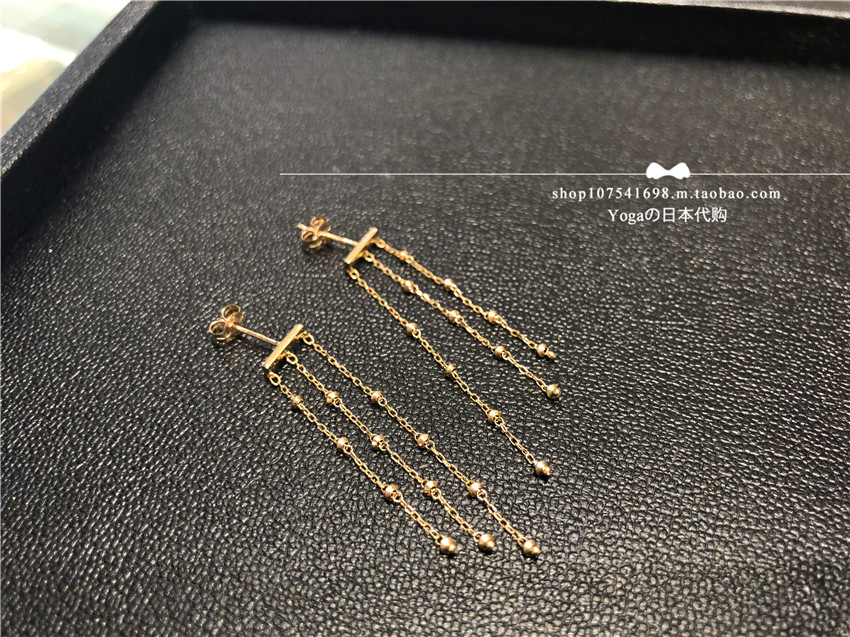 Japan straight away with cooshnik 10k heart-shaking Soulin earrings