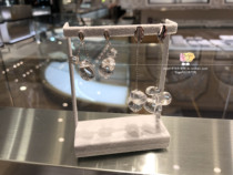 Japan direct mail Star Jewelry 21 summer 10kwg clear transparent crystal earrings