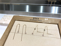  Japan Direct Mail Star Jewelry Girl 18 Autumn 10k brown sugar six-pointed Star Earrings