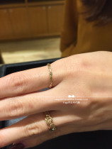 Japan direct delivery agete 10k gold wild braided twisted ring