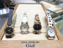 Japan direct mail Star jewelry girl super cute cat cat ear BAO WEN cowhide watch