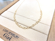 Japan Direct mail Star Jewelry girl 17 Spring 10k Gold choker necklace bracelet