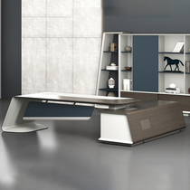 Office Boss Table President Table President Table Grand Bandai Brief Modern Office Furniture Atmospheric Light Extravagant General Manager Desk