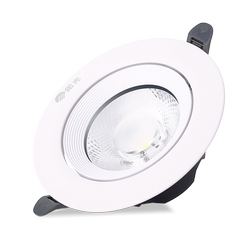 Sunshine Led Good and Bright Spotlight Cob Ceiling Light 75mm Opening Warm White 2.5inch Downlight 4000K Aluminum
