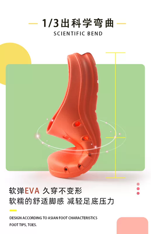 Giày làm việc phòng sạch Faran cho bác sĩ và y tá, guốc, dép lê nam nữ, mũi nhọn, EVA chống trượt dép đi trong phòng sạch