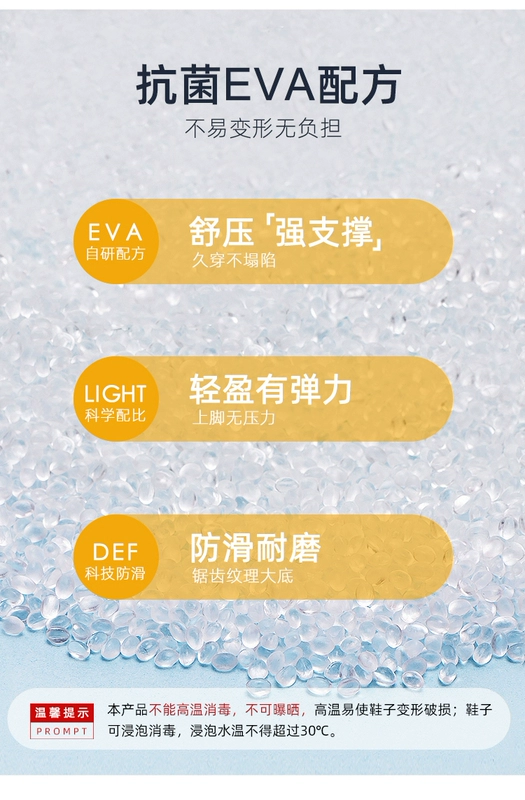 Giày làm việc bác sĩ và y tá Annuo Dép Baotou nam nữ giày phòng sạch giày làm việc chống trượt dép eva xuân hè dép phòng sạch chống tĩnh điện