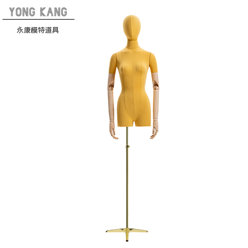 Clothing store half-body color female model window doll model shelf display stand Korean version of the boutique human body display