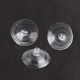 Powerful PVC transparent vacuum glass small suction cup for main wedding car lollipop decoration with hole mushroom head silicone suction cup