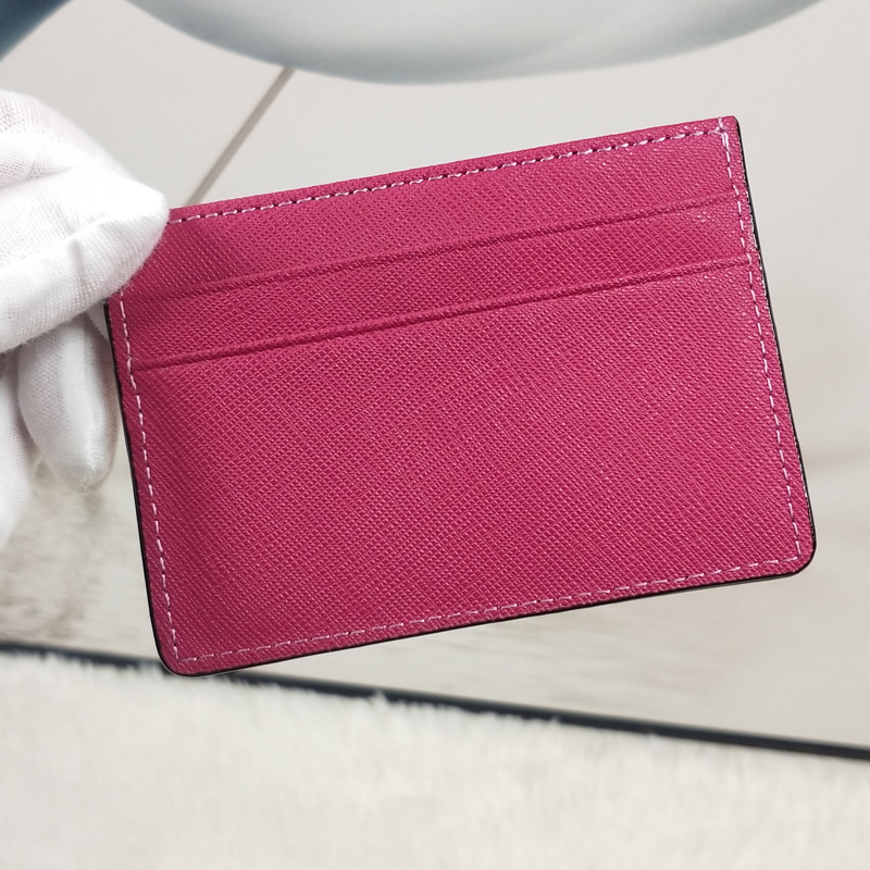Mới đầu tiên lớp da bò da siêu mỏng túi thẻ phụ nữ túi nhiều thẻ mini đơn giản nhỏ gọn thẻ nữ - Chủ thẻ ví nam cao cấp