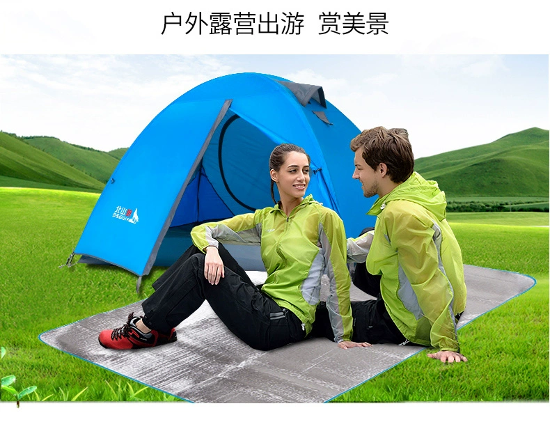 [Tự vận hành] North Mountain Wolf Moisture Pad Ngoài trời dày nhôm chống thấm nước Tấm cắm trại Phụ kiện lều cắm trại Picnic Mat - Thảm chống ẩm / Mat / Gối