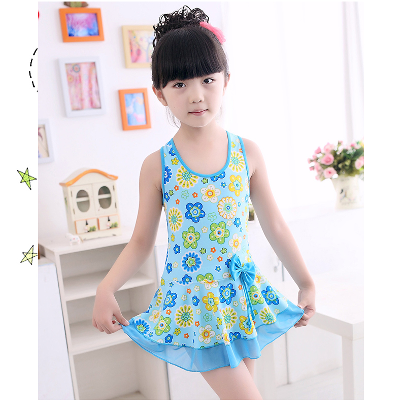 Áo tắm trẻ em Yuke Cô gái Xiêm trẻ em lớn dễ thương áo tắm bé công chúa áo tắm phù hợp với mùa xuân nóng bỏng - Bộ đồ bơi của Kid đồ bơi cho bé sơ sinh