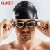 Kính Yuke HD cận thị chống nước chống sương mù nam và nữ kính bơi hộp lớn Goggles