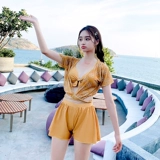 Раздельный купальник, сексуальный комплект, штаны, 3 предмета, по фигуре, коллекция 2021