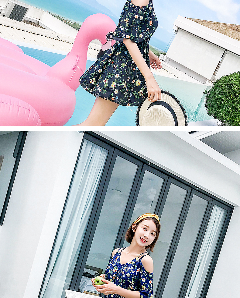 Áo tắm 3 mảnh ngực nhỏ của phụ nữ tập hợp giảm béo bụng gợi cảm Hàn Quốc váy xẻ bảo thủ mùa xuân nóng bỏng - Bộ đồ bơi hai mảnh 	đồ bơi 2 mảnh cột chéo eo	