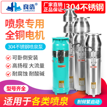 304 stainless steel diving QSP fountain pump fish pond landscape pool high pressure high lift corrosion resistant circulating fountain water pump