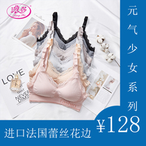 Breast-feeding underwear womens bra no steel ring during pregnancy spring and summer gathering anti-sagging postpartum feeding bra