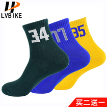Basketball socks male 30 middle tube 11 sports letter brother number Owen towel bottom Dongcic Durant 23 cotton socks