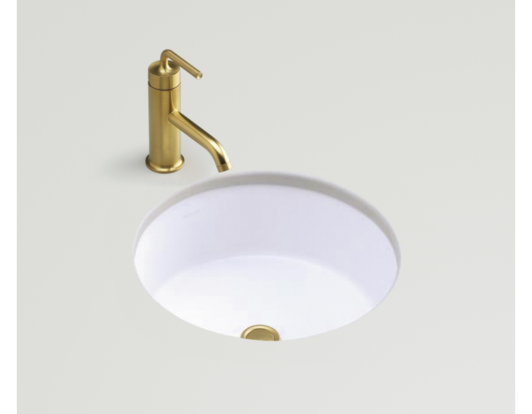 Kohler K-2883-0 Vic round under-counter washbasin under-counter basin basin Kohler basin