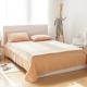Khăn bông đơn giản giặt một mảnh 1,8 m giường màu đơn sắc 1,2m giường đơn mùa hè trắng xanh ga trải giường đơn