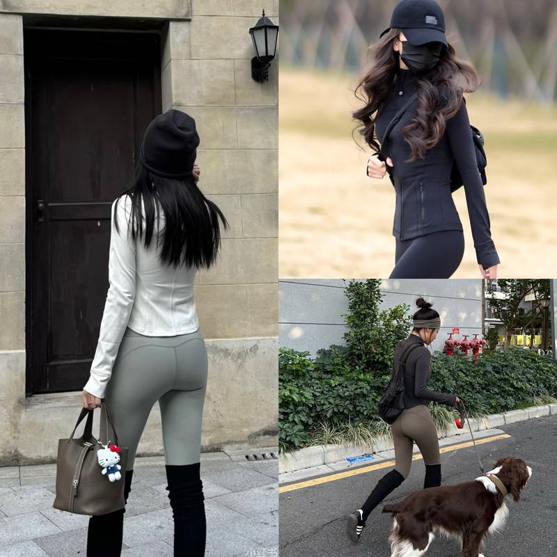 No. 1—Spring Yoga Wear Luluturiya Slim-Fit Jacket-Style Fitness Cardigan Running Quick-Dry Sports Jacket