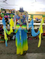 New Dunhuang Flying Sky Neon Signs of Guanyins Pipa Classical Dance Stage