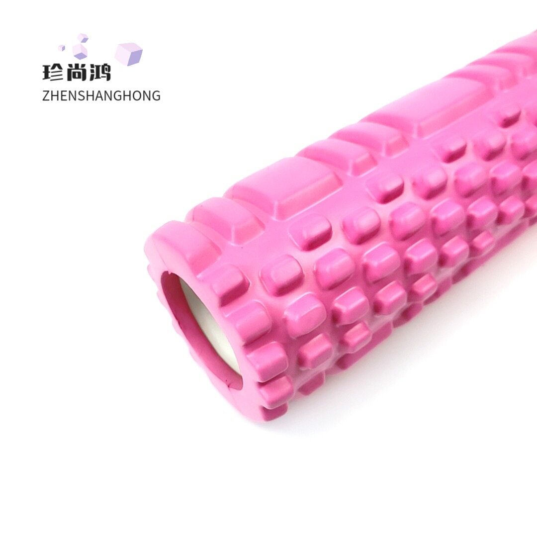 товар из китая 迷你款eva空心瑜伽柱小直径泡沫轴狼牙棒肌肉放松健身滚筒按摩棒