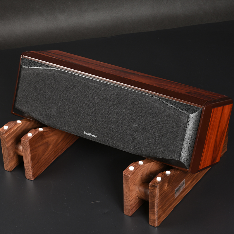 Jazz rack North American black walnut solid wood stand center speaker bracket imported JBL Jashi hivi center frame