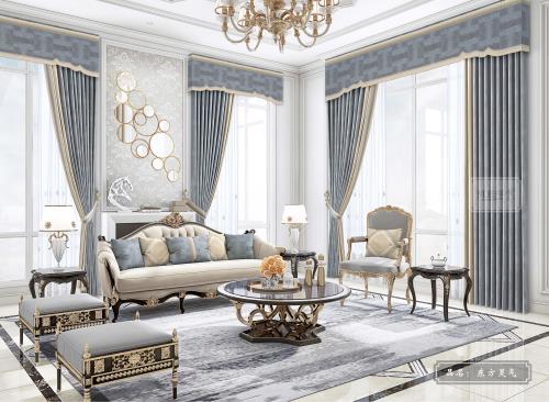 Such as fish water - high - end custom suit curtain - Oriental spirit