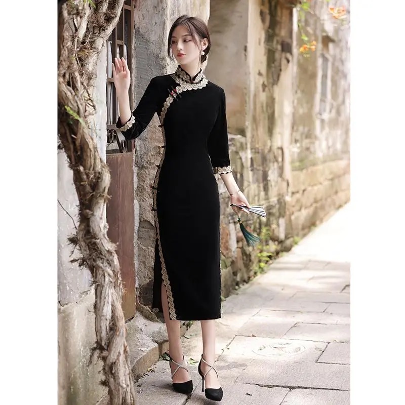  XL [Suggestion 115-125 catties]+Black velvet  