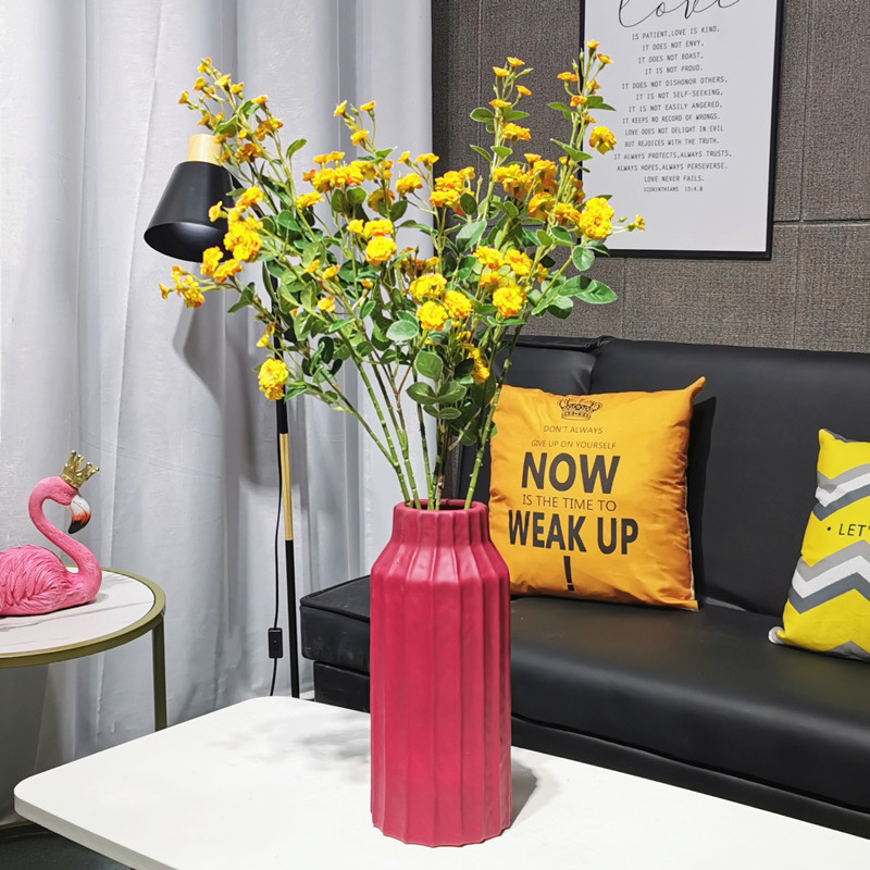 Nordic Simulation Flower Bouquet Little Rose Living Room Household Window Interior Prototype Room Decorated Flower Art