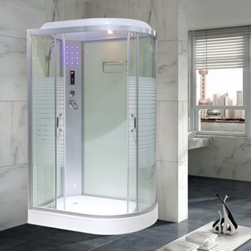 Integral BATHROOM SHOWER ROOM INTEGRATED TEMPERED GLASS ARC SECTOR PARTITION BATHING BATHROOM DRY AND WET SEPARATION BATH ROOM