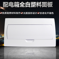 Distribution box cover Meter box plastic panel cover Household all-white electric box cover 10 12 15 18 20 24