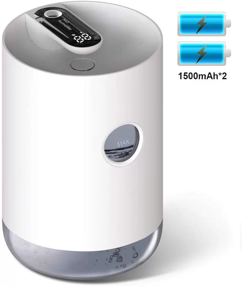 Đức mua máy hút ẩm sạc không dây bobebird chức năng siêu âm câm bể nước 1L tự động tắt - Máy giữ ẩm