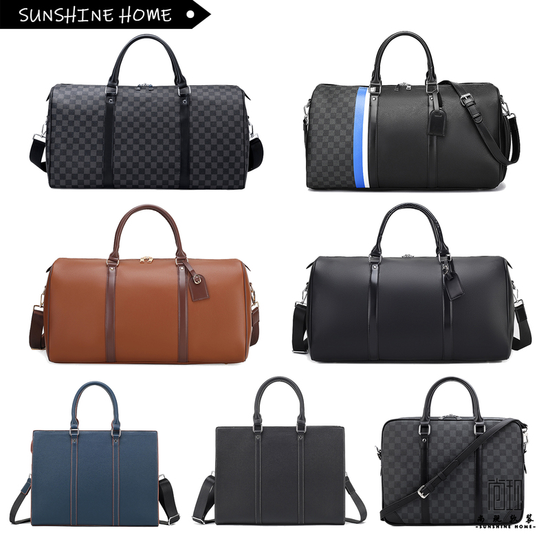 Model Room Wardrobe Men's Clothing Bags Men's Travel Bags Classic Pattern Handbag Briefcase Wardrobe Men's Decor Items