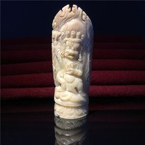 Special price Tibetan spread Old Lingbone Fablicate sheet Two-arm Grand Black Heaven Maha Galafa-coated sheet Qing Dynasty Fascoat sheet