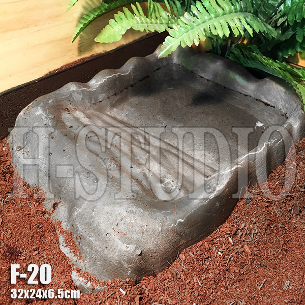 ABS Land Tortoise Reptile Pet Food Basin Size Number Bubble Bath Water Basin Chameleon Lizard Feeding Water Feeder