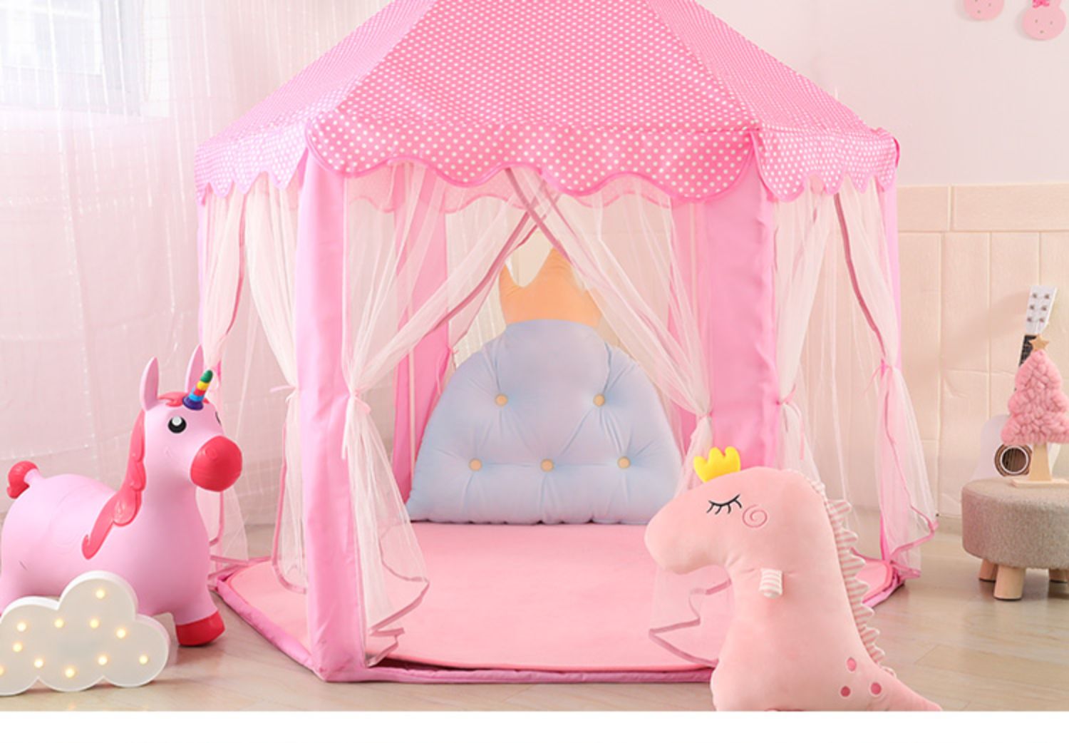 Nhà trẻ em lớn trò chơi lều bé trai đồ chơi nhà bé gái trong nhà công chúa bé gái nhà nhỏ quá khổ. - Lều / mái hiên / phụ kiện lều đồ cắm trại
