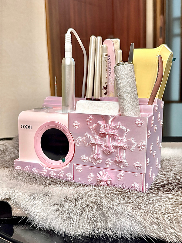 Guannin | Suitable for Oxxi Grinder 3D Printing Nail Art Storage Box Tool Crow Heart Storage Box Guannin | Suitable for Oxxi Grinder 3D Printing Nail Art Storage Box Tool Crow Heart Storage Box