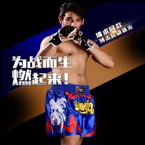 Professional boxer shorts MMA Tai Sanda ring UFC free fight fitness kickboxer training clothes