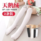 Детские базовые штаны, летние тонкие белые колготки