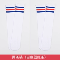 Синяя и красная полоса+синяя и красная полоса [средние чулки]