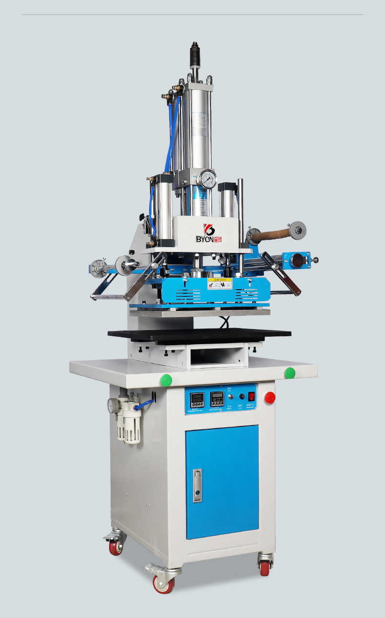 Горячая штемпелюя машина/пресс-машина 宝预by-3t大型立式烫金机3吨大压力烫金纸热转印机皮革商标logo烙印机电化铝pu皮压痕机木头笔记本烫标机压唛