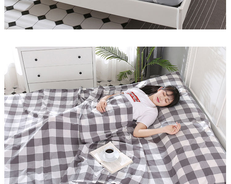 Детский спальный мешок 无印良品纯棉隔脏睡袋出差旅行便携式床单被套宾馆双人水洗棉被单 Muji