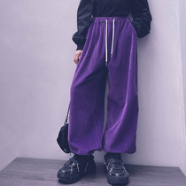 Cold bridesmaids custom men and women children pure cotton light core suede trousers CUHK Scout 100 hitch sports pants street dance performance pants