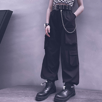 Cold bridesmaids customised men and women Childrens pure cotton thin clothes Trousers Street Dance Jazz Dance Performance Tide Pants Parent-child