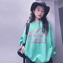 Cold bridesmaids custom men and women childrens autumn winter pure cotton thin necropolis with long sleeves loose printed blouse 100 hitch for a child