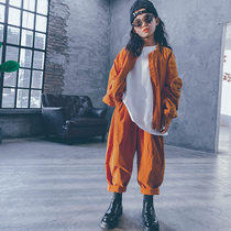 Cold Pussy Custom for men and women Childrens pure cotton Flying clip-jacket Street Dance Performance Casual Pants Parent-child