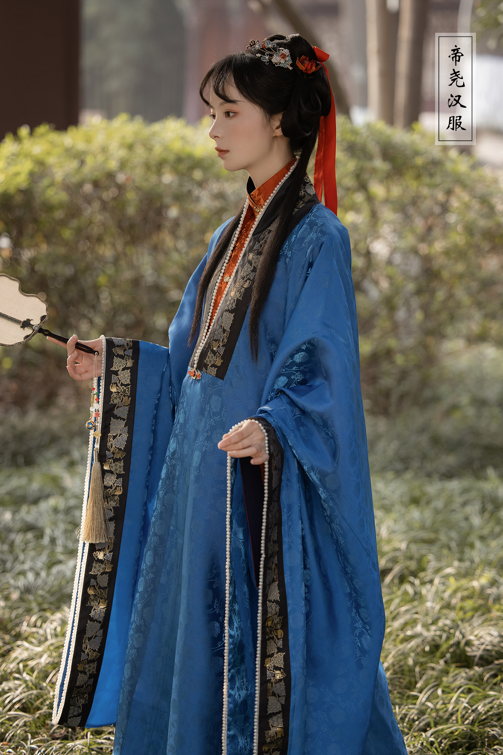 Старинное пальто 披风帝尧汉服覆原彷古画配色披风原创大袖